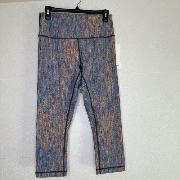 Lululemon Wunder Under High-Rise Crop 21" Spectral Fusion Jacquard Leggings 10 - Picture 2 of 5